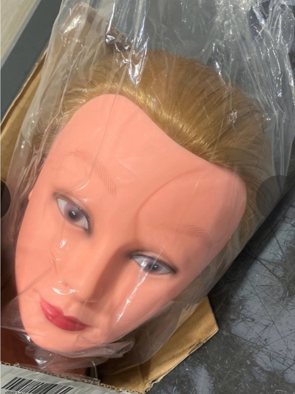 Cosmetology Doll Head w/ free clamp